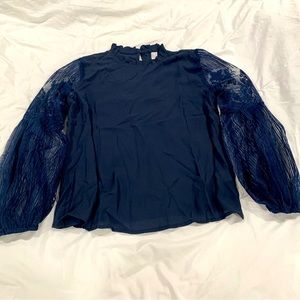 New-never worn fancy lace dress shirt.